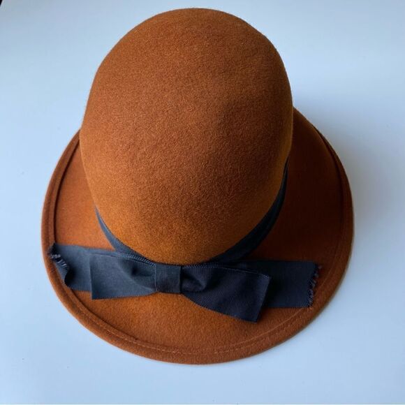 Vintage 1960’s Bollman Tina Too Wool Hat Bow Felt - Picture 10 of 10